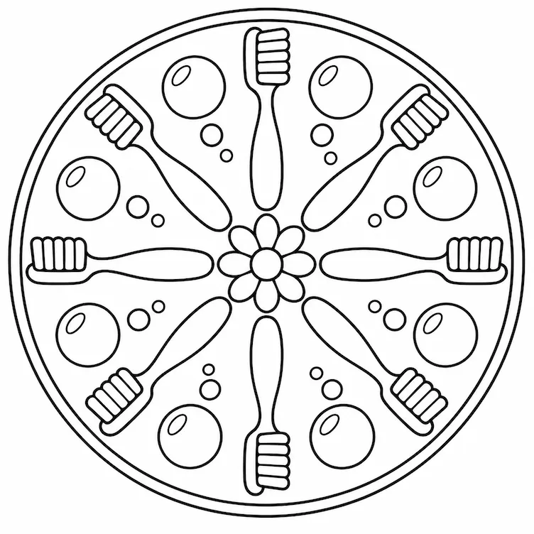 Download Zahnbürste Mandala Zahnbürste Mandala